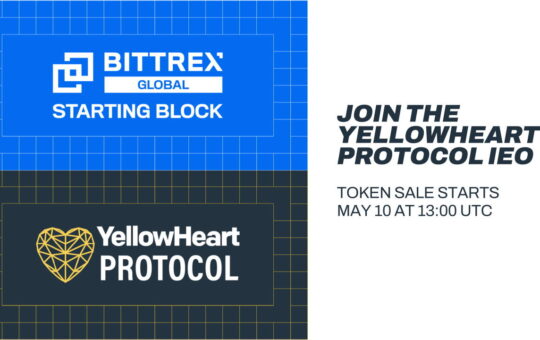 Revolutionary NFT Platform YellowHeart Protocol Set to Launch on Bittrex Global Starting Block – Sponsored Bitcoin News