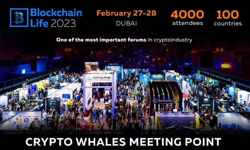 Blockchain Life 2023 to Be Held in Dubai This February