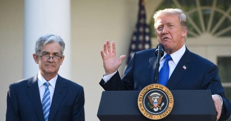 Trump says Fed can raise rates if inflation returns, but warns Powell will be "too late for that too"