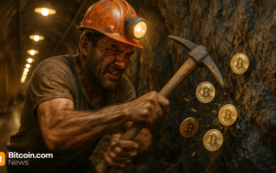 BTC Miners Defy Odds: Network Hashrate Hits 1.091 ZH/s Despite Falling Revenues
