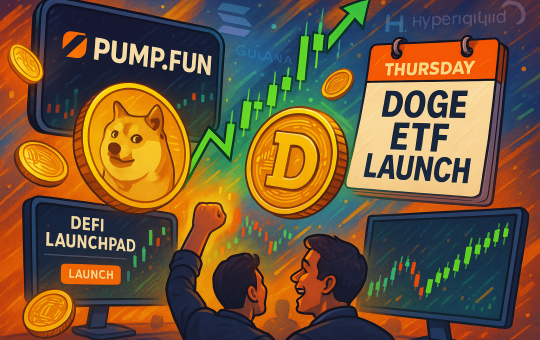 Memecoin news: Pump.fun flips Hyperliquid in revenue, DOGE ETF expected this week