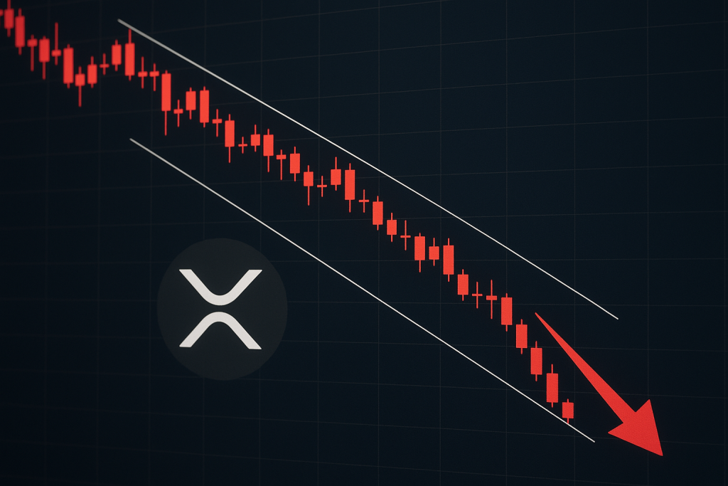XRP weakens with bearish channel signalling further decline