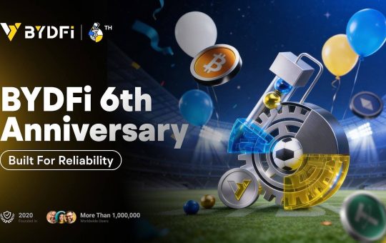 BYDFi Marks 6th Anniversary With Month-Long Celebration, Built for Reliability – Press release Bitcoin News