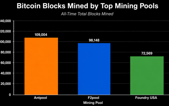 3 Mining Pools Captured Nearly 30% of Bitcoin Blocks Since Launch