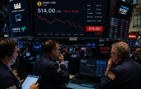 ZEC dips toward the 50-Day EMA as momentum softens