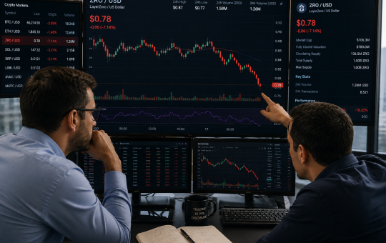 ZRO slides 4% ahead of 25.7 million token unlock