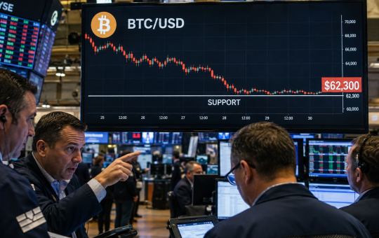 Bitcoin holds $62,300 support as BTC attempts short-term recovery