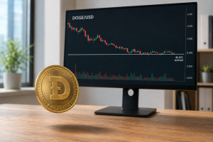 Dogecoin holds $0.070 as bullish divergence signals easing selling pressure